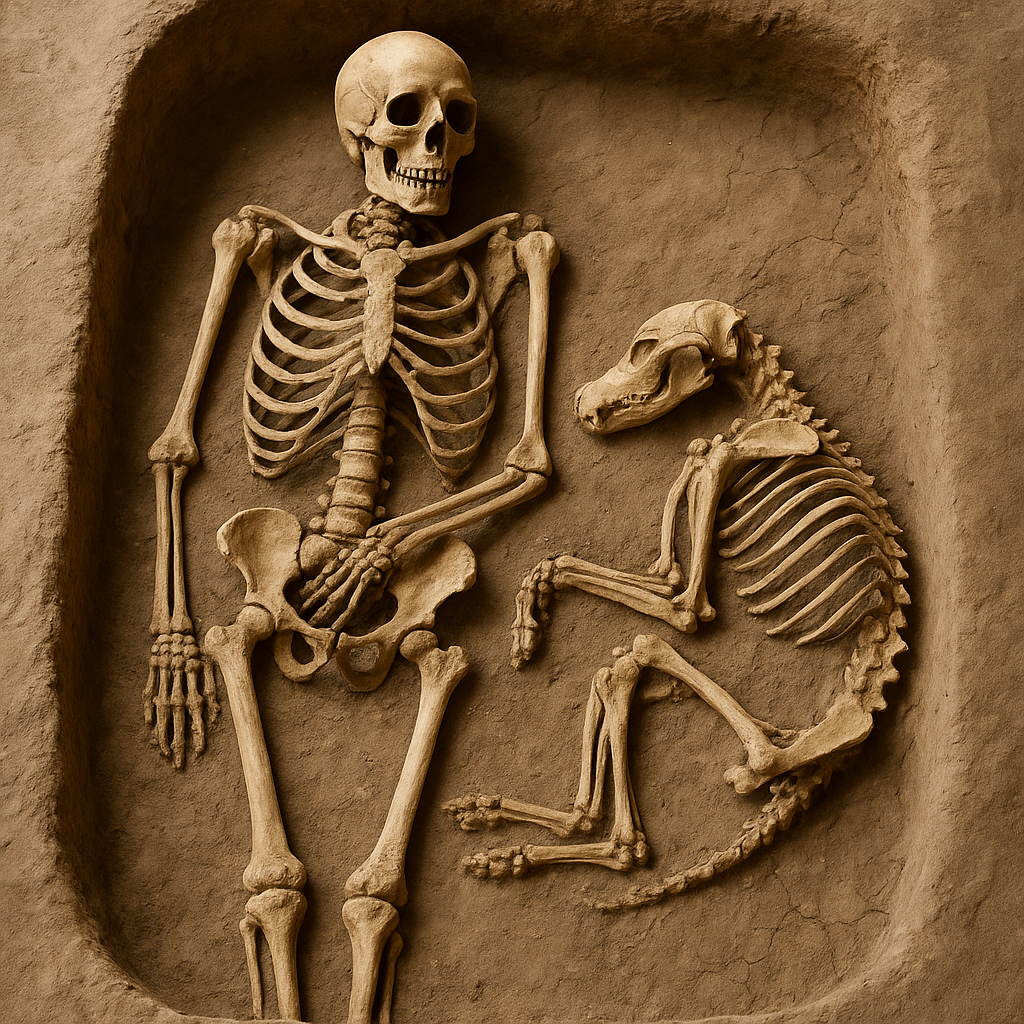 Najstarszy dowód przyjaźni człowieka i psa - wspólny grób sprzed 14 tysięcy lat